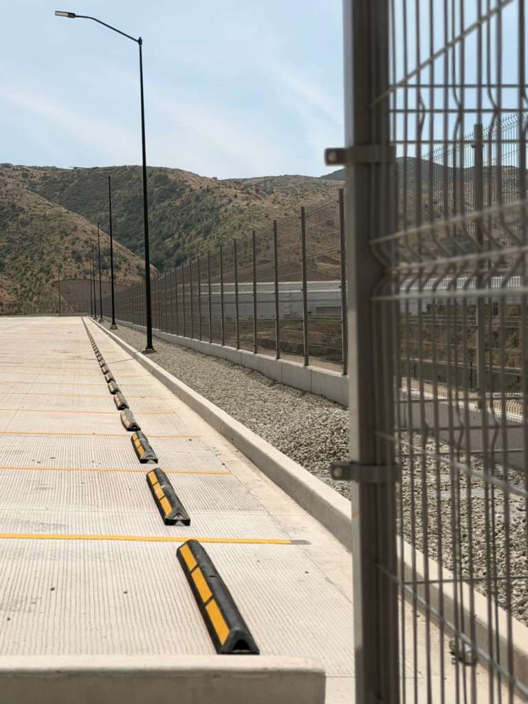 Perímetro vial en malla electrosoldada
